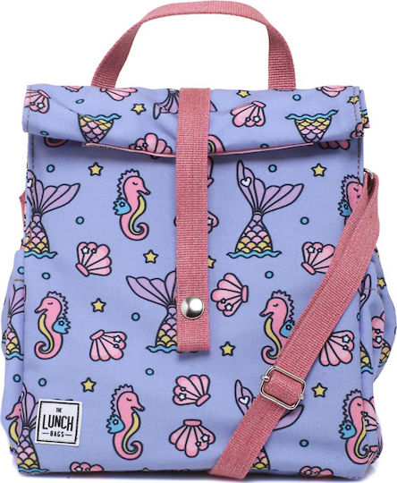 The Lunch Bags Original Junior School Insulated Hand Lunch Bag 5lt Purple 21 x 16 x 19.5cm