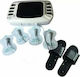 Factory slippers Massage for the Legs White