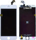 Екран Grade A+ със Сензорен Механизъм за iPhone 6 Плюс (Бял)