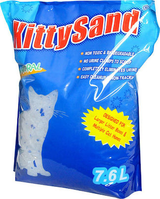 Kitty Sand Natural Crystal Cat Litter 7.6lt