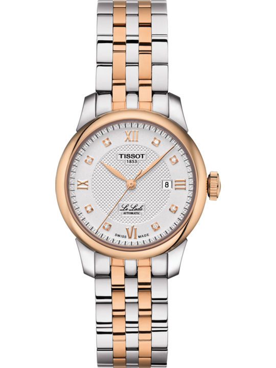 Tissot Le Locle Women's Watch Automatic with Silver Metal Bracelet