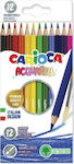 Carioca Acquarell Seturi de creioane colorate acuarela 12buc