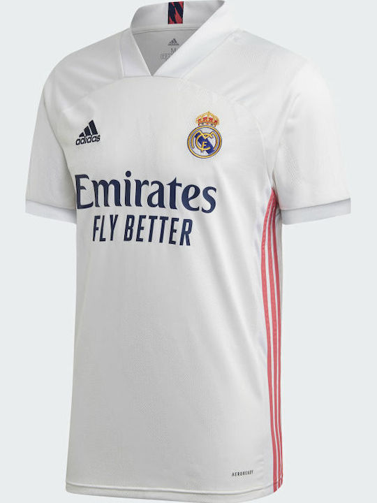 Real Madrid 20/21 Home Tricou Echipament Sportiv de Fotbal Bărbătesc