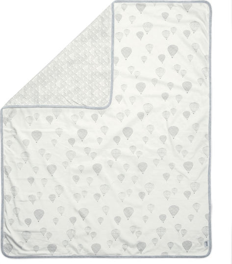 Mamas & Papas Babydecke Wickeltücher für Kinderzimmer Baumwolle Weiß 74x100cm