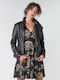 Desigual Sven Γυναικείο Biker Jacket Μαύρο