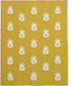 Fresk Blanket Nursery Swaddling Blankets Pineapple Knitted Yellow 80x100cm