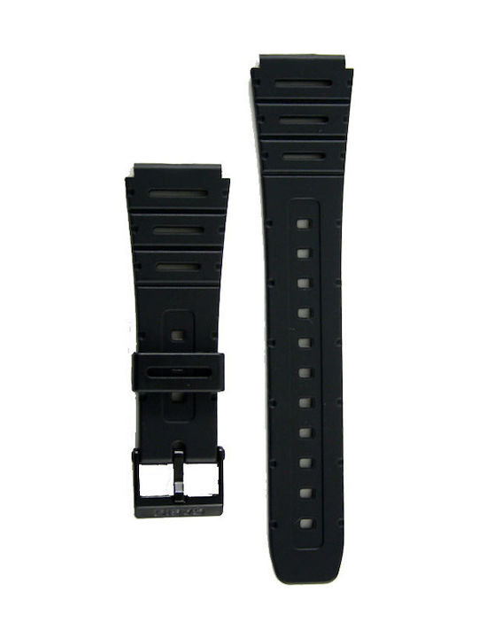 Casio Rubber Strap Black 20mm