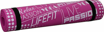 Lifefit Exclusive Fitnessmatte Yoga/Pilates Rosa (100x58x1cm)