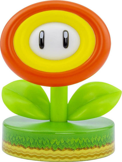 Paladone Kinder Dekorative Lampe Super Mario Bros Fire Flower Icon Mehrfarbig 10εκ.