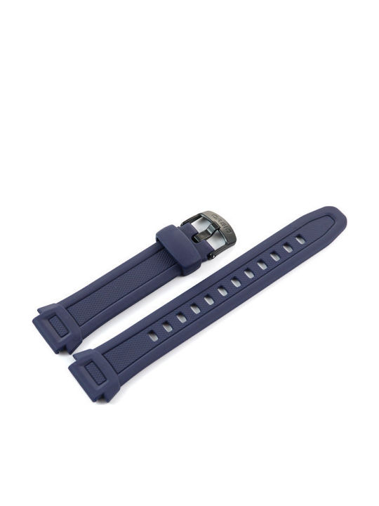 Casio W-756-2 Gummi-Armband Marineblau 18mm Casio W-756-2 Gummi-Armband Marineblau 18mm
