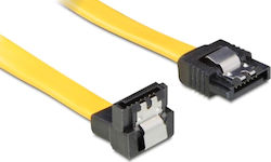 Powertech 7-Pin SATA III - 7-Pin SATA III Cable 50cm Κίτρινο (CAB-W026)