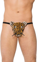 Softline 4510 String for Him Chilot Sexy pentru bărbați Leopard