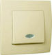 Makel Lillium Complete Wall Push Bell Button wi...