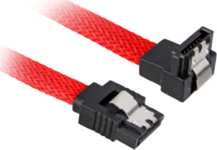 Sharkoon 7-пинов SATA III - 7-пинов SATA III Кабел 45см Червен ()