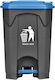 Delta Cleaning Plastic Waste Bin 68lt with Peda...