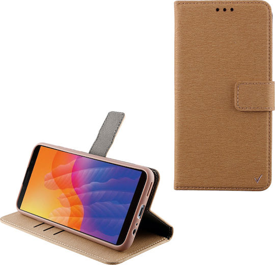Volte-Tel Allure Magnet Wallet Δερματίνης Χρυσό (Huawei Y5p)