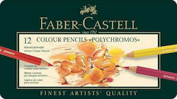 Faber-Castell Polychromos Watercolour Pencils Set Case 12pcs