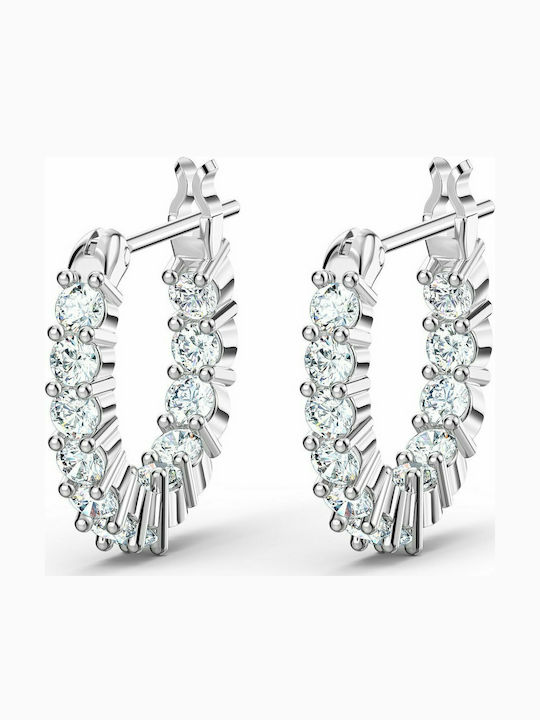Swarovski Vittore Mini Earrings Hoops with Stones