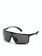 adidas Unisex Sunglasses with Black Plastic Frame and Black Lens EW3603