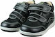 Geox Flick Kids Anatomic Boots with Hoop & Loop Closure Black