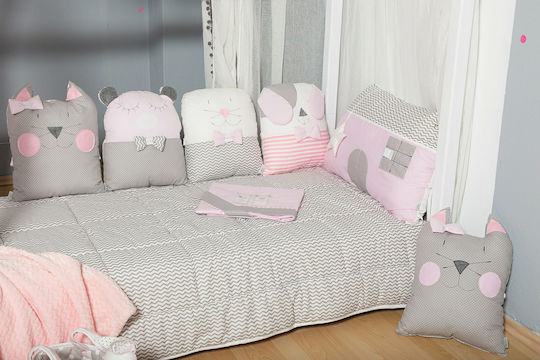 Baby Star Sugar Family Πάντα Εσωτερική Ροζ 40x200cm