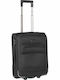 Diplomat Small The London Collection Cabin Fabric Suitcase Black with 2 Wheels Height 55cm