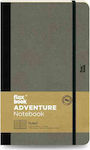 The Writing Fields Adventure Σημειωματάριο A5 Ριγέ με Λάστιχο 13x21εκ.