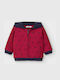 Mayoral Boys Hooded Sweatshirt with Zipper Burgundy