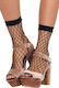 Leg Avenue 3043 Net Anklets Секси чорапи Черни 3003-4535-1