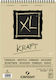 Canson Watercolour Pad Xl Kraft Μπλοκ Ακουαρέλλας 60 Φύλλα 90gr A3 29.7x42cm A3 29.7x42cm 60 Sheets