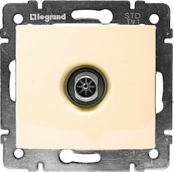 Legrand Valena TV Antenna Socket Terminal in Beige color 774330