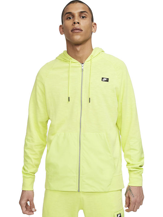 Nike Sportswear Men s Full Zip CI9584 367 Limelight Skroutz.gr