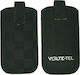 Volte-Tel Slim Case Fabric Cube Beutel bis 4" Schwarz 8109171