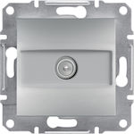 Schneider Electric Asfora TV Antenna Socket Terminal in Silver color EPH3200161