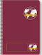 Globus Spiral Notebook Ruled A4 180 Sheets 5 Su...