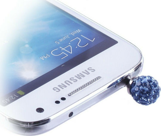 Volte-Tel Earphone Anti-Dust Jack Plug Decorațiune Jack de 3,5 mm Albastru deschis 8120596
