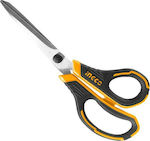 Ingco Scissors 21.6cm with Metallic Blade Black