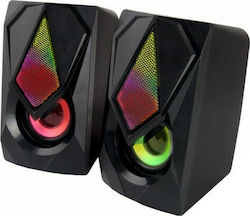 Esperanza Boogie 2.0 Speakers with RGB 5W Black