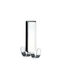 Wenko Vieste Άγκιστρο Μπάνιου Διπλό με Βίδες ​7x5.5cm Inox Ασημί