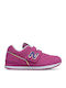 574 Kids Sneakers with Scratch Fuchsia