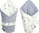 Lanila Pătură Pepinieră Swaddling pături Pure Velvet Con Catifea Gri 75x75cm