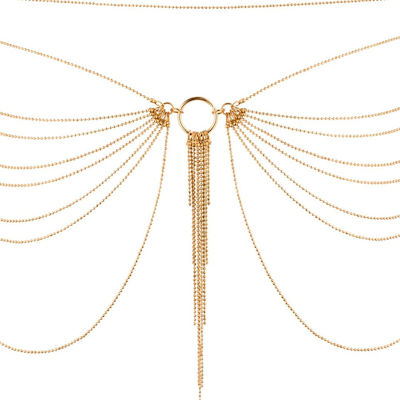 Bijoux Indiscrets Magnifique Metallic Waist Chain Gold