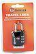 Benzi Padlock Brass Combination Black with TSA ...