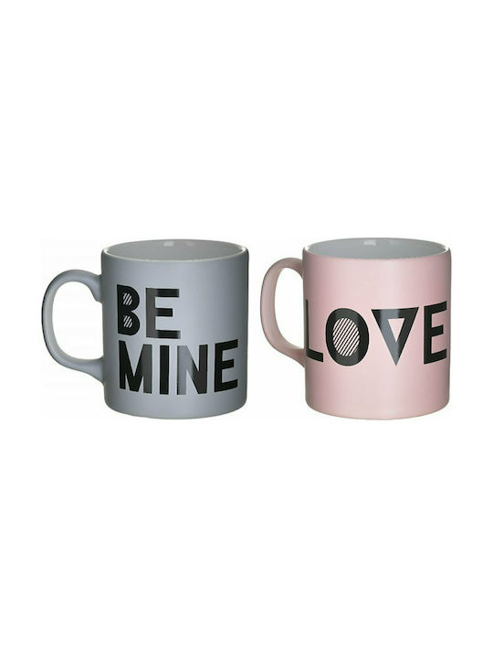 Click Mug Ceramic Multicolored 320ml 2pcs