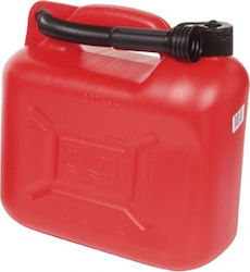 Stabplast Fuel Plastic Can with Extension Tube 5lt Red