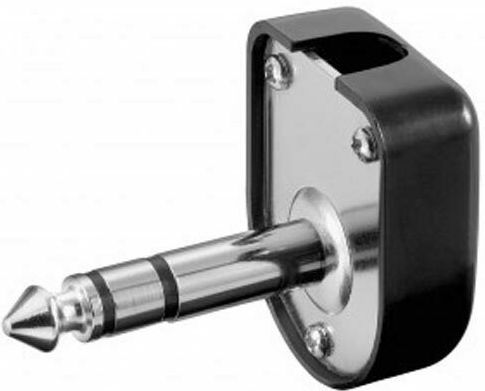 Scruffs & Tramps Plug 6.3mm Jack stereo male Black (02.008.0094)