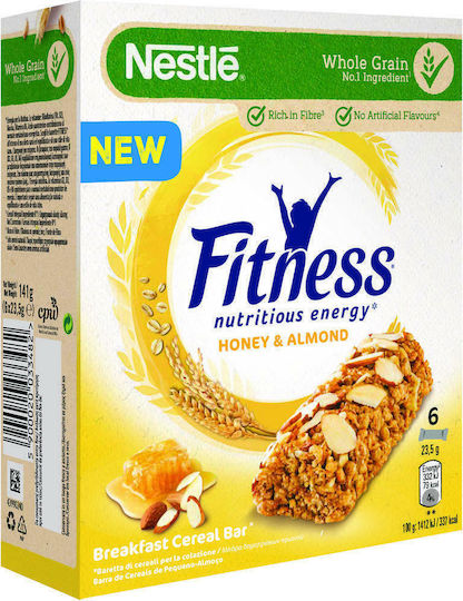 Nestle Fitness Бар Овес с Мед и бадеми (6x23.5гр) 141гр