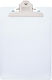 Comix Clipboard with Clamp Conference for Paper A4 White Transparent Sign 1pcs