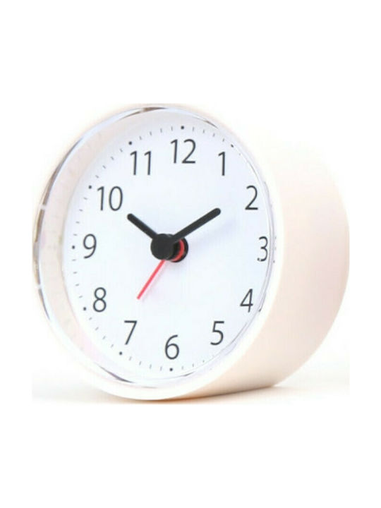 Platinet Platinet Sunday Tabletop Clock with Alarm White PL37271