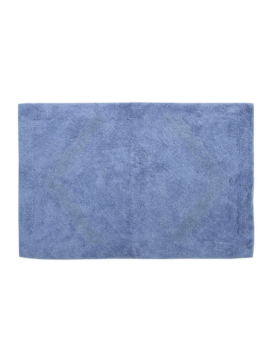 Sunshine Πατάκι Μπάνιου Βαμβακερό 101-6-blue Blue 50x80εκ.